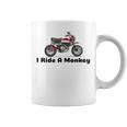 I Ride A Monkey オートバイミニバイクまたはピットバイク コーヒーマグ