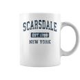 Scarsdale New York Ny ビンテージスポーツデザイン ネイビー コーヒーマグ