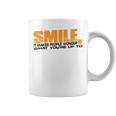 Smile It Makes People Wonder What You're Up To コーヒーマグ