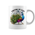 Strutting Mytuff カラフル 孔雀好き コーヒーマグ