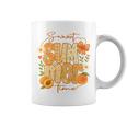 Sweetummer Time 鮮やかなフローラルピーチ 長袖tシャツ コーヒーマグ
