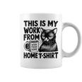 This Is My Work From Homearcastic Cat Remote Worker コーヒーマグ