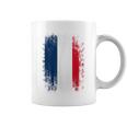 Vintage France Distressed Flag Illustration Graphic s コーヒーマグ