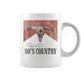 Vintage Western Bull Skull Raised On 90'S Country Music Coffee Mug