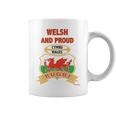 Welsh Dragon Wales ラグビートップ 長袖tシャツ コーヒーマグ