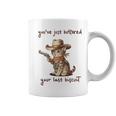 You 'Ve Just Buttered Your Last Biscuit Meow Cowboy Cat Meme 長袖tシャツ コーヒーマグ