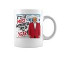 「今年一番素晴らしい言葉だ」トランプクリスマス 長袖tシャツ コーヒーマグ