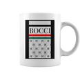【バックプリント・背中側】Bocci ぼっち ロゴ 総柄 イタリア国旗風【変なtシャツ】陰キャ ブランド パロディ 面白 コーヒーマグ