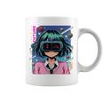 かわいいアニメの女の子 長袖tシャツ コーヒーマグ