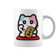 びーえするるる【Bsテレ東公式】まねきねこイラストtシャツ（ホワイト） コーヒーマグ