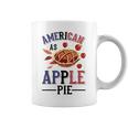 アメリカ国旗-アメリカン・アズ・アップルパイ コーヒーマグ