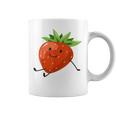 イチゴのハロウィンコスチューム かわいい怠惰なイチゴの果実 コーヒーマグ