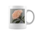 オリジナル現代アート「ピーチローズ」 コーヒーマグ
