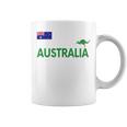 オーストラリア 国旗 カンガルー サッカー ラグビー フットボール 水泳 応援 コーヒーマグ