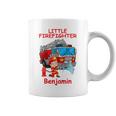 キッズ 消防署の消防車 小さな消防士ベンジャミン コーヒーマグ