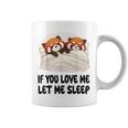 キュートなレッサーパンダ If You Love Meleep パジャマ コーヒーマグ