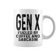 コーヒーと皮肉なユーモアに刺激された面白いジェネレーションx Gen X コーヒーマグ