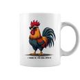 サングラスをかけた姿勢のクールな雄鶏。 コーヒーマグ