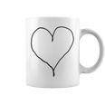 シンプル ハート コーヒーマグ
