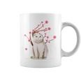 スコティッシュフォールド ネコ 桜の花 長袖tシャツ コーヒーマグ