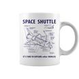 スペースシャトル レトロレイアウト ロケット科学者&宇宙飛行士用 コーヒーマグ