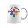 スマイル レインボー ハッピーフェイス 花 Lgbt ゲイ レズビアン プライド 月 コーヒーマグ