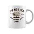 テキサス・ドント・ペット・ザ・フワッフィー・カウズ・ファニー・バイソン コーヒーマグ