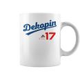 デコピン 大谷 Dekopin 愛犬 Decoy 二刀流 Decopin 野球 ユニホーム風 犬 かわいい 長袖tシャツ コーヒーマグ