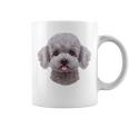 ホワイト トイプードル 犬 いぬ 顔 コーヒーマグ