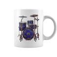 ドラム ドラマー ドラミング ドラム 長袖tシャツ コーヒーマグ