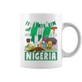 ナイジェリアの服のアイデア キッズ&ノベルティ ナイジェリア国旗 コーヒーマグ