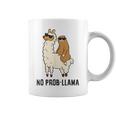 ナマケモノ乗り ラマ ノープルーラマ ラマ コーヒーマグ