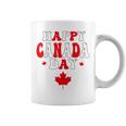 ハッピーカナダデー カナダメープル カナダの女性 メンズ キッズ コーヒーマグ