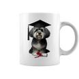 ハバニーズ犬 グラチュエーションキャップ トレーニング 学校 卒業生 オーナー 長袖tシャツ コーヒーマグ