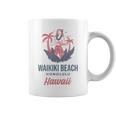 ハワイホノルルのワイキキビーチ コーヒーマグ