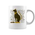 バステット 古代エジプトの猫 神 ヒエログリフ グラフィックアート愛好家 コーヒーマグ