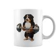 バーニーズマウンテンドッグ ウェイトリフティング フィットネスジム コーヒーマグ