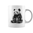パンダ アニマルプリント グラフィック デッサン アート 絵画 パンダ コーヒーマグ