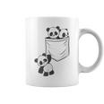 パンダ愛好家のためのポケットの中のかわいいカワイイベイビーパンダ コーヒーマグ