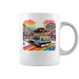 ビンテージ サンフランシスコ ケーブルカーf カストロ カリフォルニア Lgbtq 長袖tシャツ コーヒーマグ