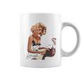ピンナップガール ピアノ ピアニスト ヴィンテージ 長袖tシャツ コーヒーマグ