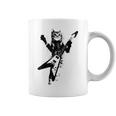 フライングvギターで遊ぶ猫 コーヒーマグ