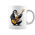 ベースギターを弾くペンギン ペンギン コーヒーマグ