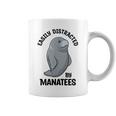 マナティーに気を取られる かわいい 海の動物 マナティー コーヒーマグ