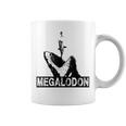 メガロドン ホオジロザメ ジャイアントシャーク サメの恋人 ダイバー コーヒーマグ