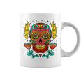 メキシカンホリデー カーニバル マスク カラフル スカル コーヒーマグ