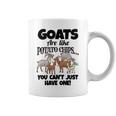 ヤギの恋人たちのためのヤギシャツ 農場アパレル ミームパンファニーヤギ 長袖tシャツ コーヒーマグ