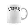 リバプール イギリス ヴィンテージ ブラック テキスト アパレル コーヒーマグ