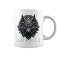 ヴァルハラ ウルフマスク オーディン ルーン文字 北欧コンパス バイキング メンズ レディース 長袖tシャツ コーヒーマグ