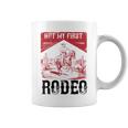 ヴィンテージ・ノット・マイ・ファースト・ロデオ、ファニー・ライディング・カウボーイ・ロデオ コーヒーマグ